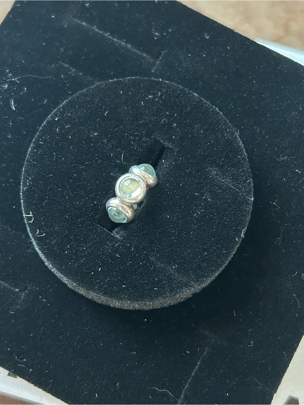 Pandora blue topaz cabochon charm - Picture 4 of 4
